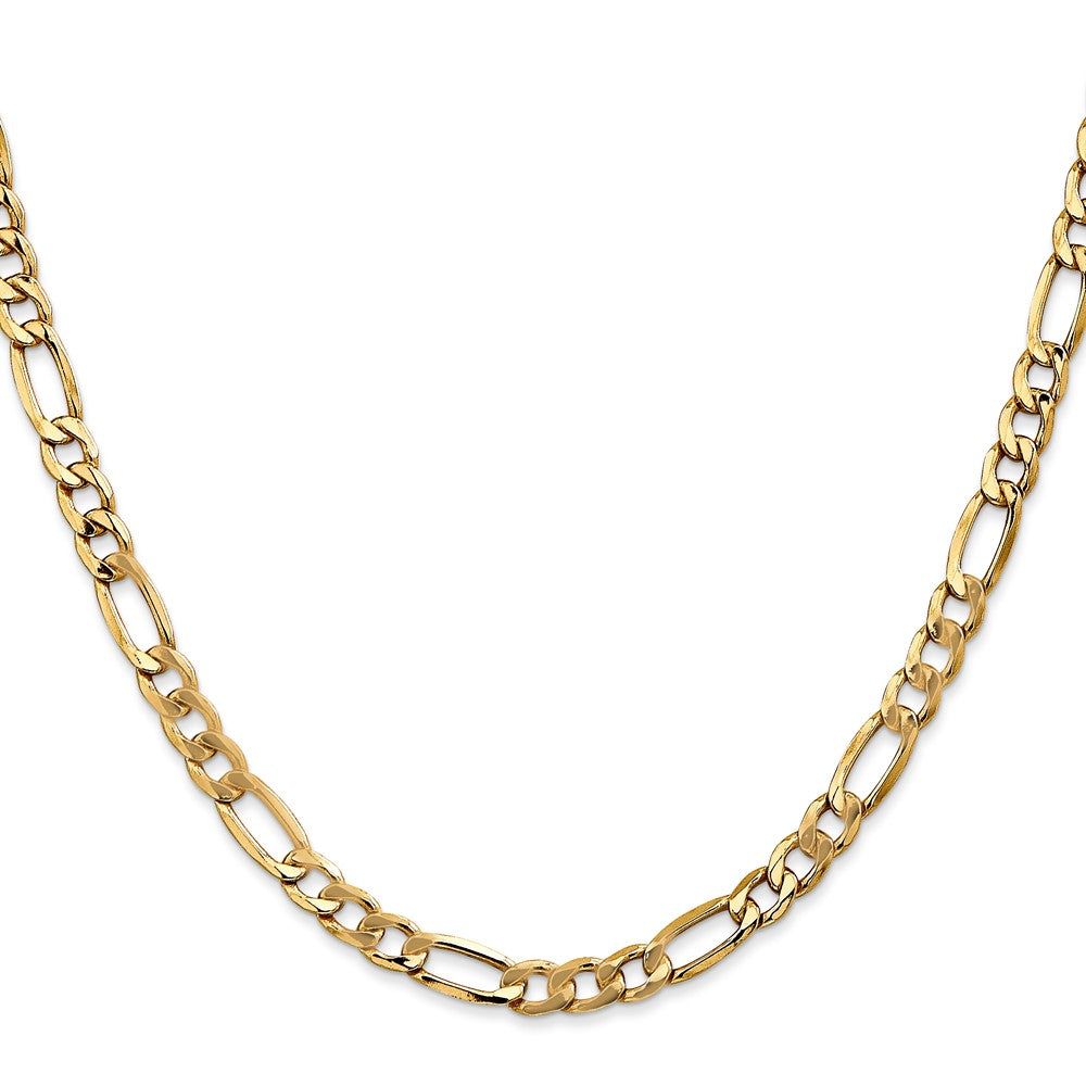 14k 5.75mm Semi-Solid Figaro Chain - Product Photo