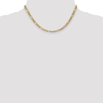 14k 5.75mm Semi-Solid Figaro Chain - Product Photo