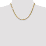 14k 5.75mm Semi-Solid Figaro Chain - Product Photo