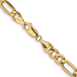 14k 6.25mm Semi-Solid Figaro Chain - Product Photo