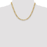 14k 6.25mm Semi-Solid Figaro Chain - Product Photo