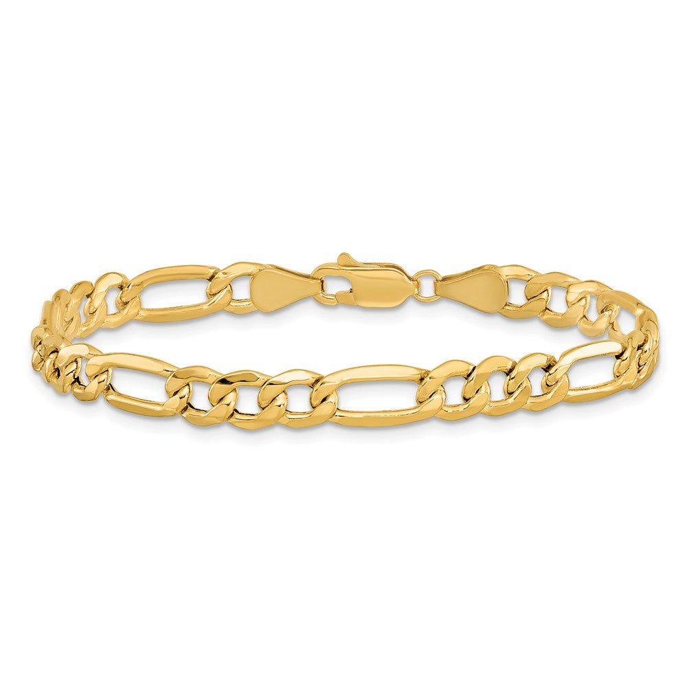 14k 6.25mm Semi-Solid Figaro Chain - Product Photo