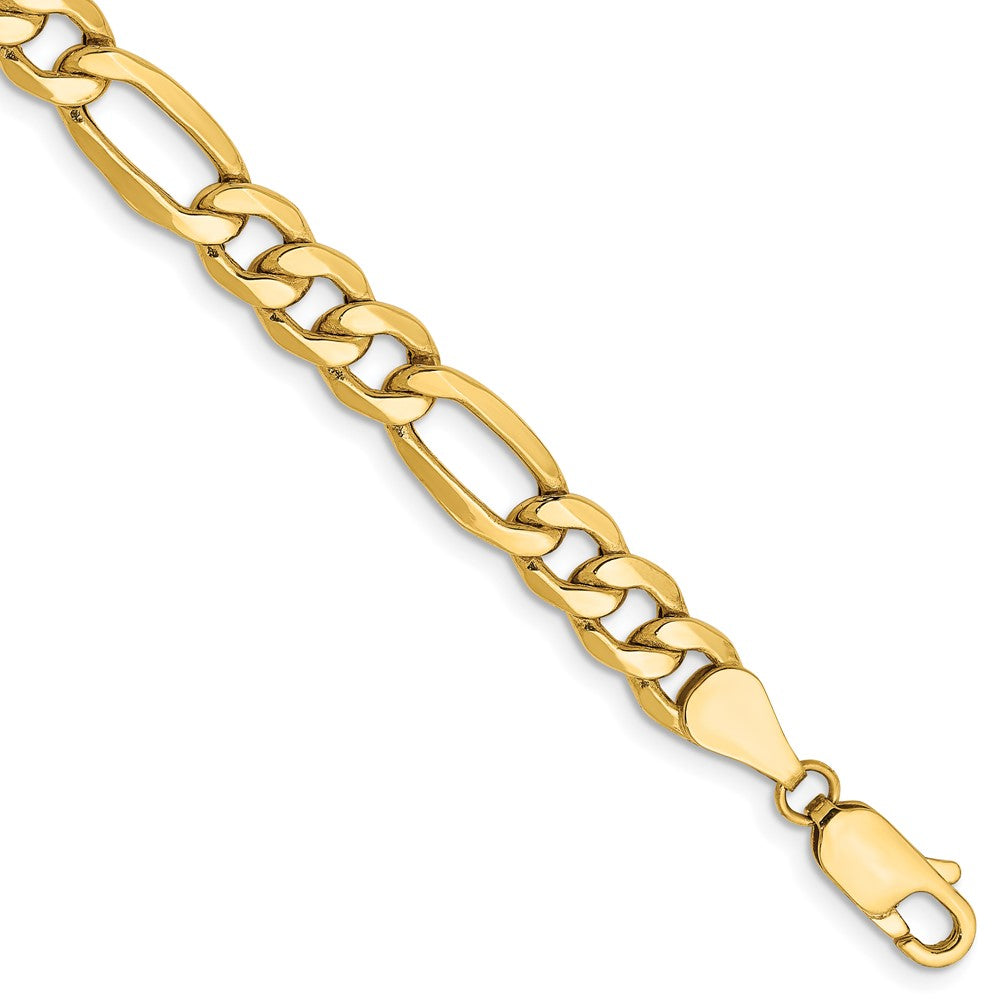 14k 6.25mm Semi-Solid Figaro Chain - Product Photo