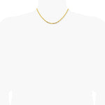14K Yellow Gold 2.5 mm Byzantine Chain Necklace 16"-30" - Product Photo