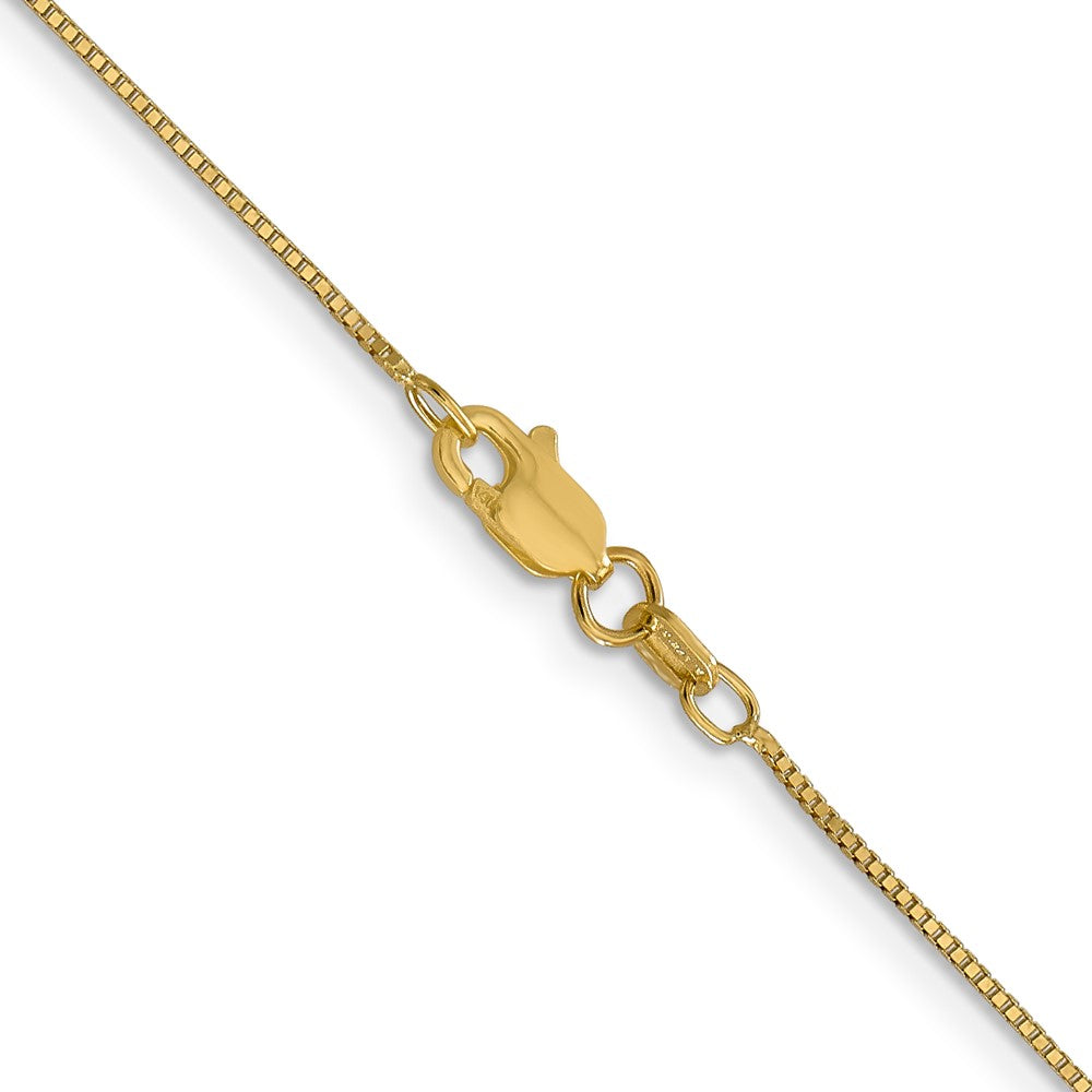 14k .7mm Box with Lobster Clasp Chain - Product Photo