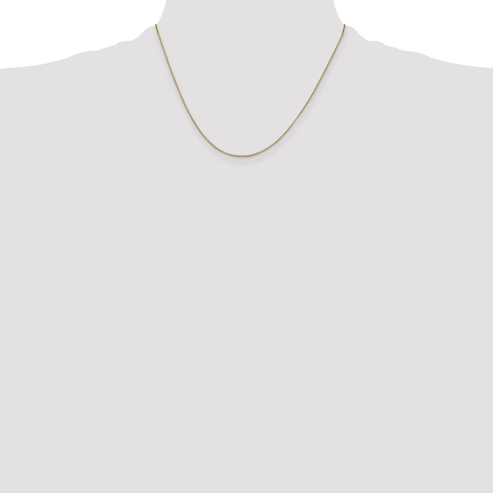 14k .7mm Box with Lobster Clasp Chain - Product Photo