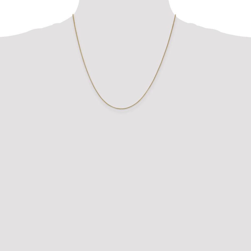 14k .7mm Box with Lobster Clasp Chain - Product Photo