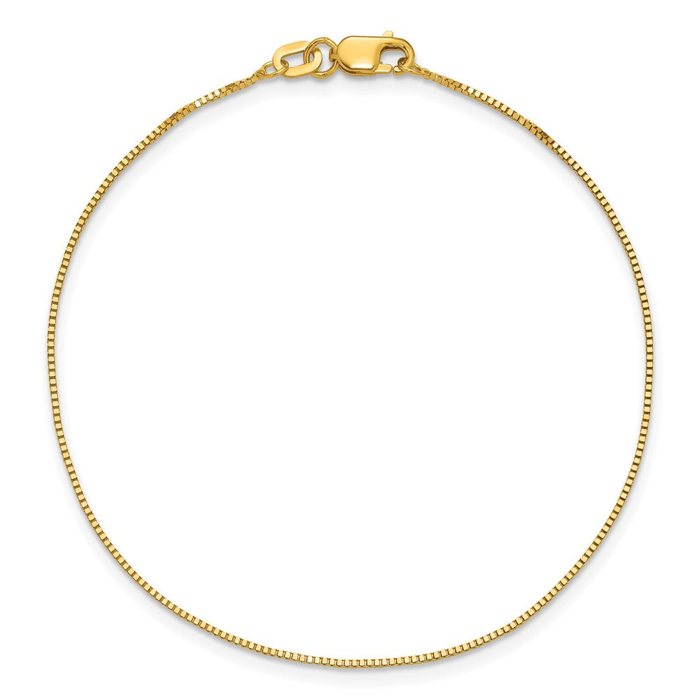 14k .7mm Box with Lobster Clasp Chain - Product Photo