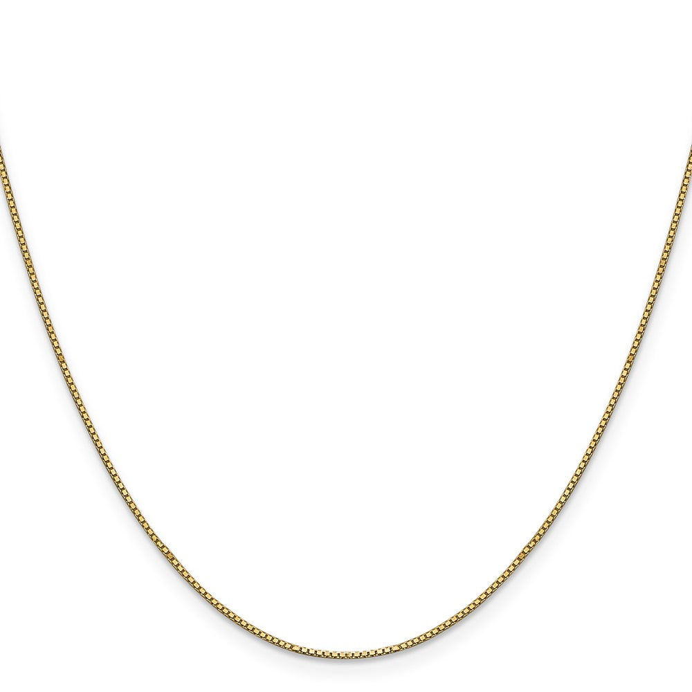 14k .9mm Box with Lobster Clasp Chain - Product Photo