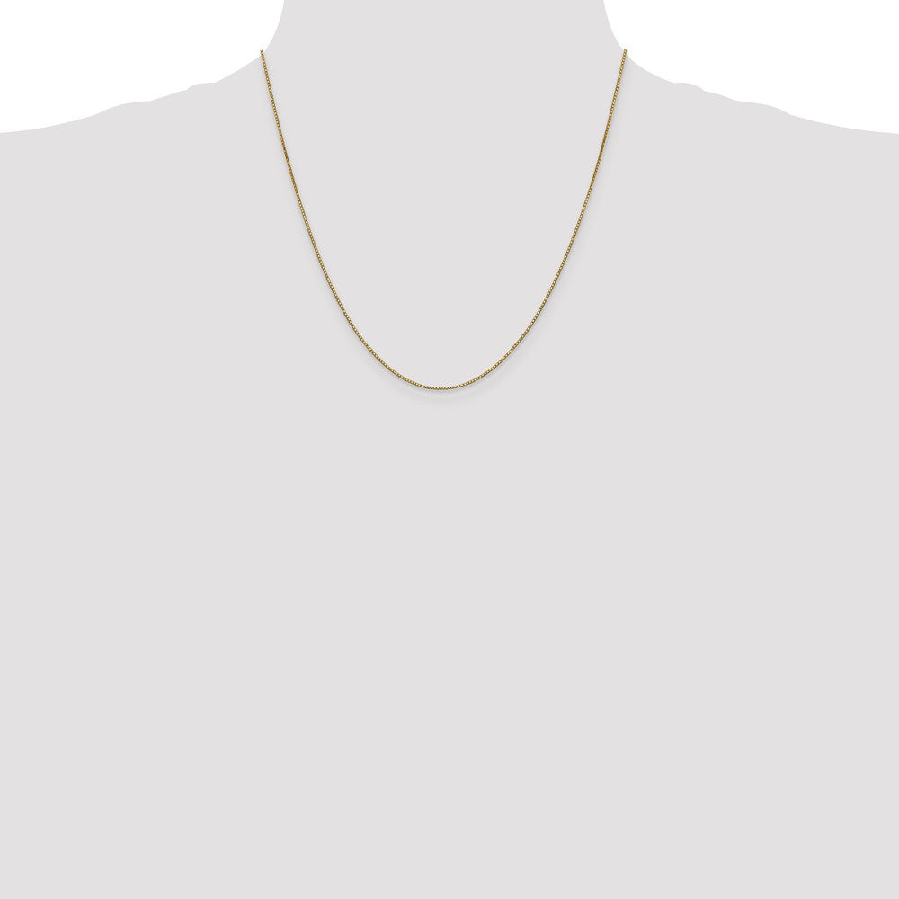 14k .9mm Box with Lobster Clasp Chain - Product Photo