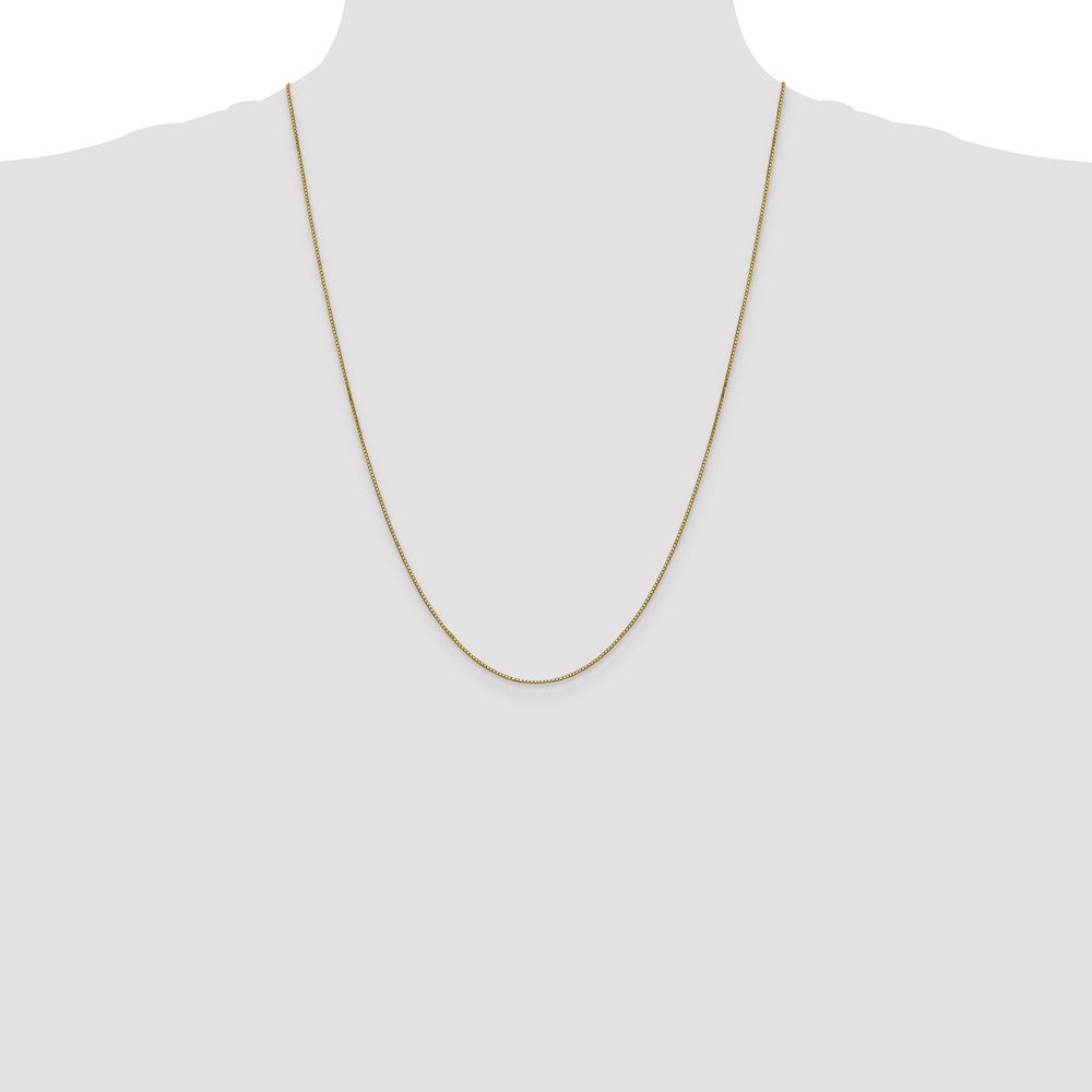 14k .9mm Box with Lobster Clasp Chain - Product Photo