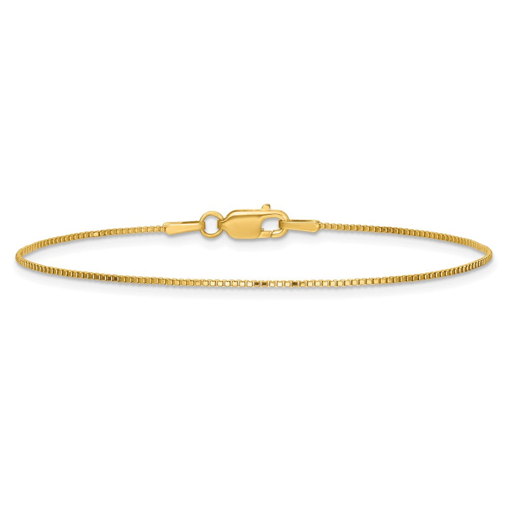 14k .9mm Box with Lobster Clasp Chain - Product Photo