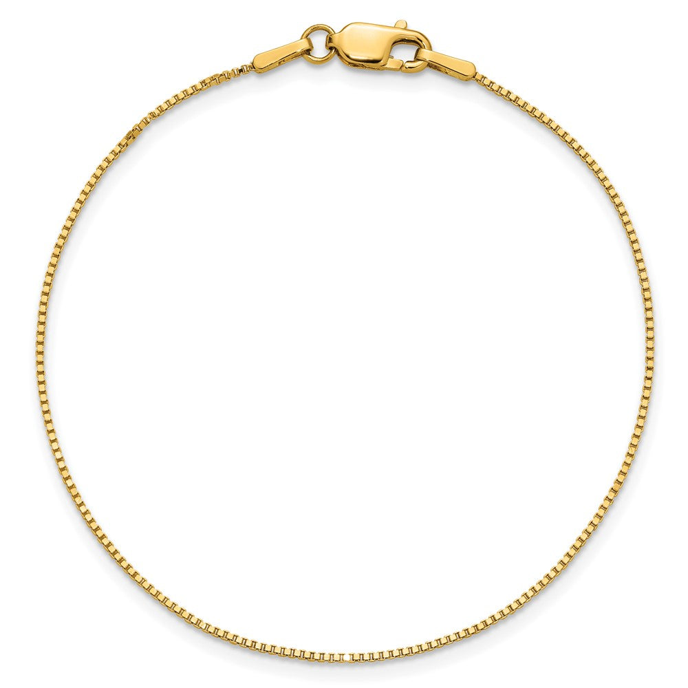 14k .9mm Box with Lobster Clasp Chain - Product Photo