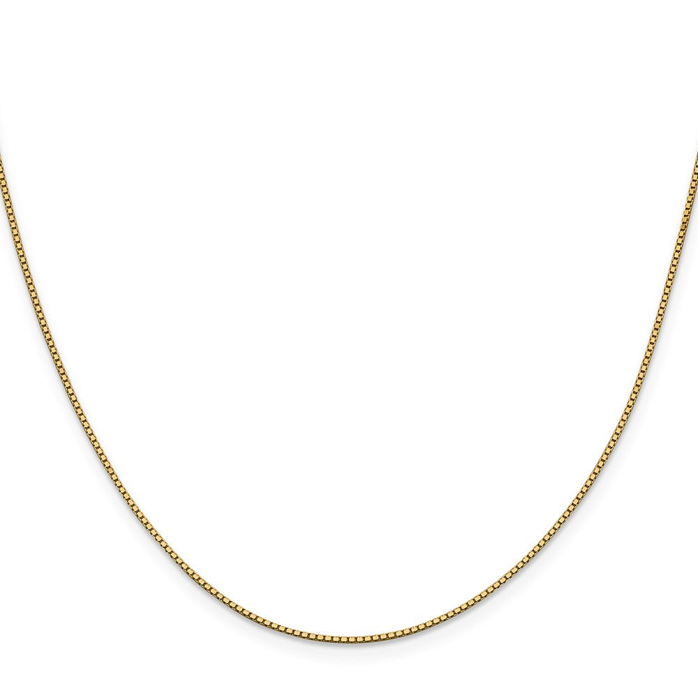 14k .95mm Box Chain - Product Photo