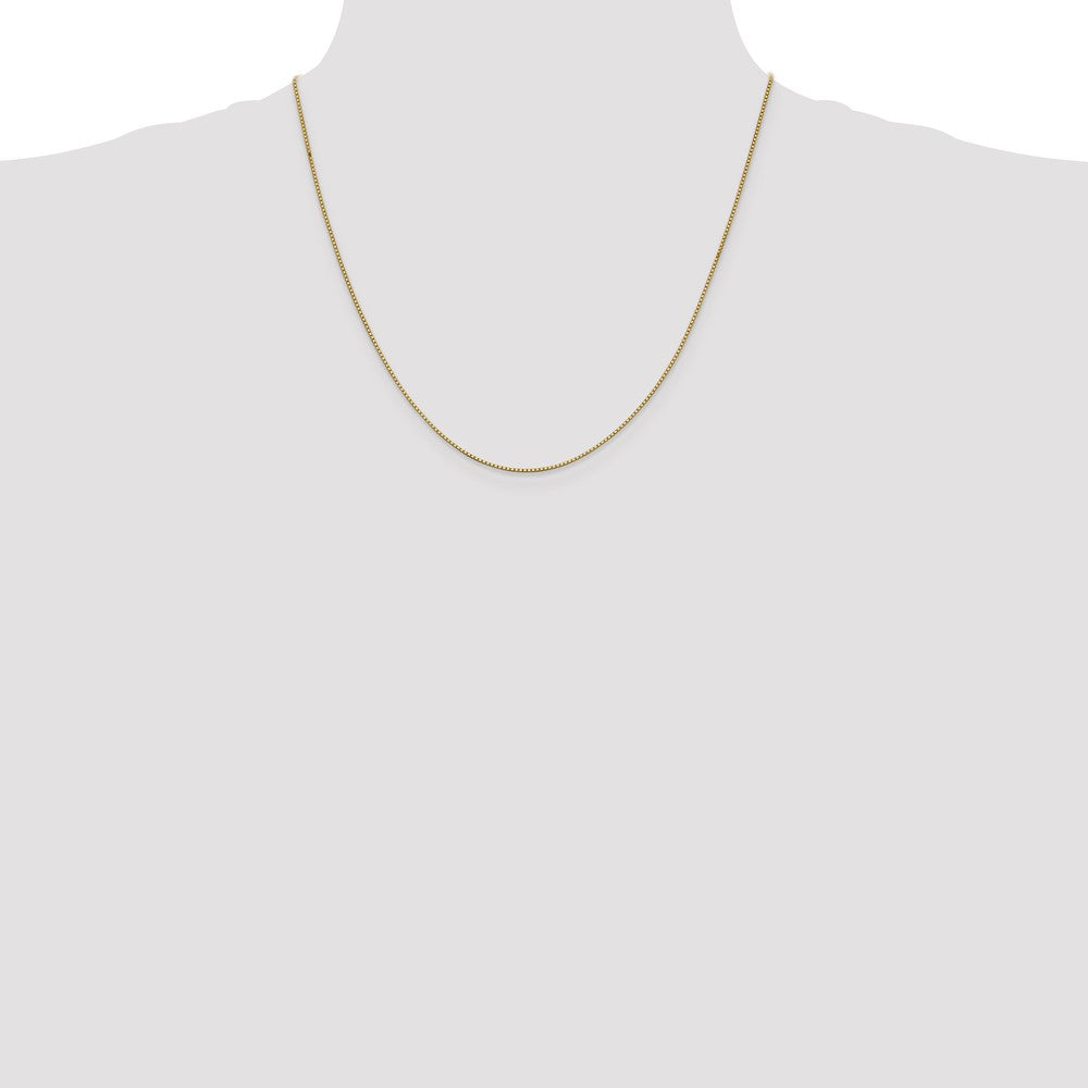 14k .95mm Box Chain - Product Photo