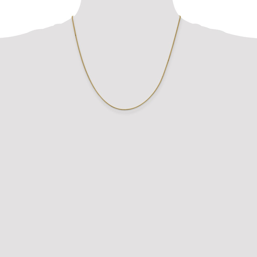 14k .95mm Box Chain - Product Photo
