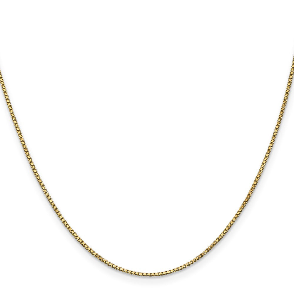 14k 1mm Box Chain - Product Photo