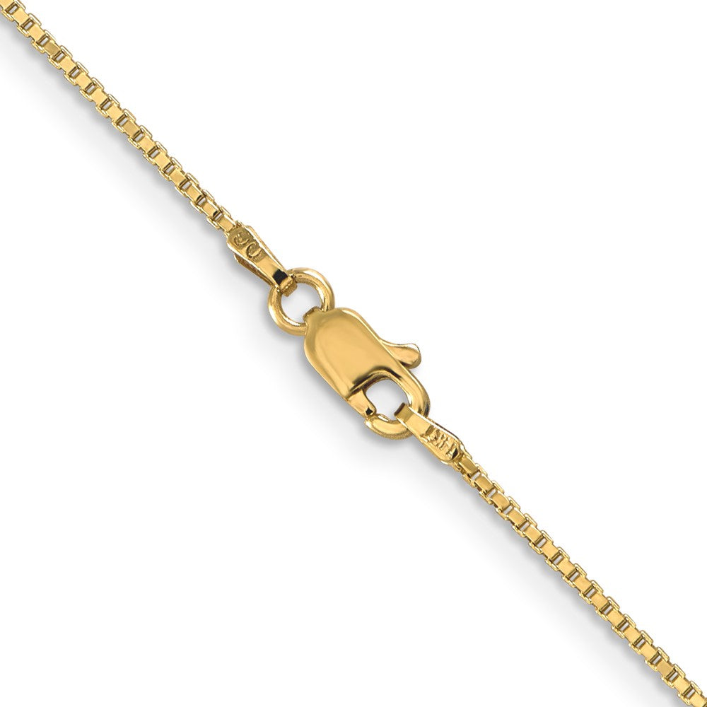 14k 1mm Box Chain - Product Photo