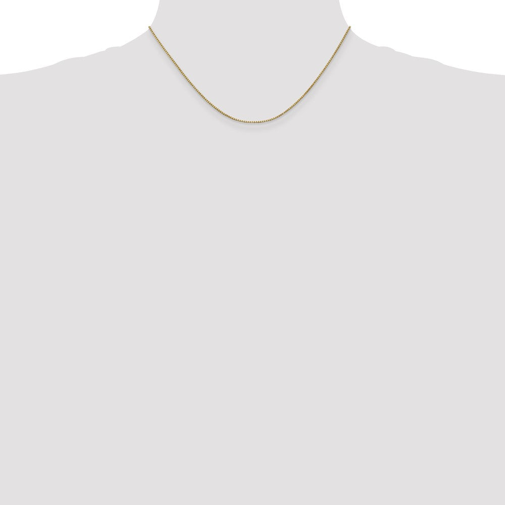 14k 1mm Box Chain - Product Photo