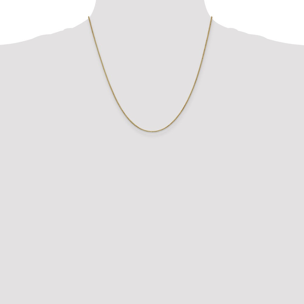 14k 1mm Box Chain - Product Photo