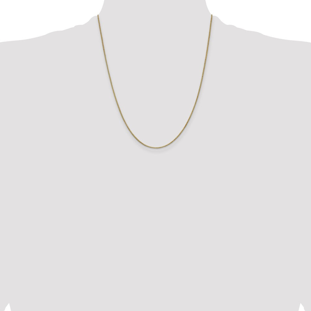 14k 1mm Box Chain - Product Photo