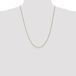 14k 1mm Box Chain - Product Photo