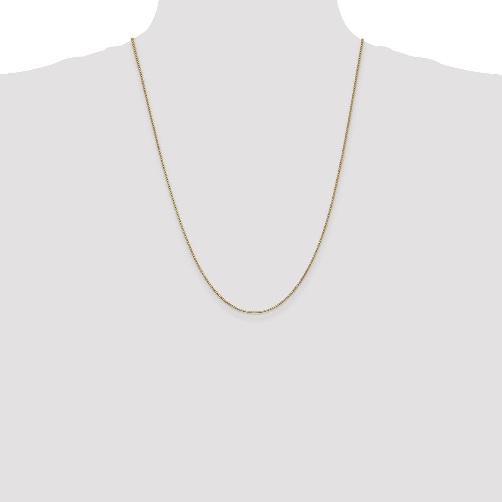 14k 1mm Box Chain - Product Photo