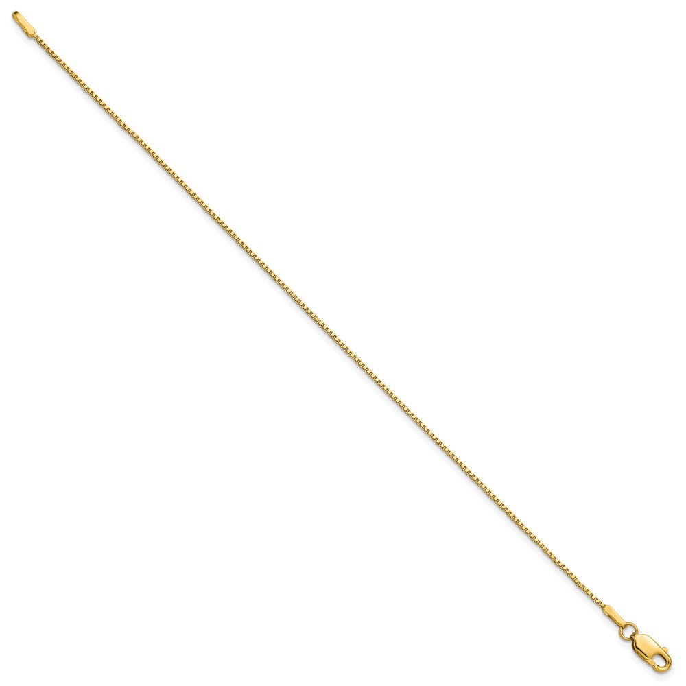 14k 1mm Box Chain - Product Photo