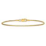 14k 1mm Box Chain - Product Photo