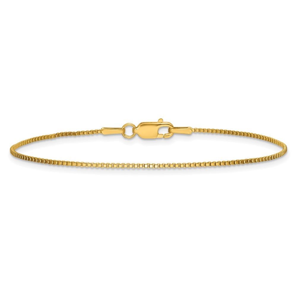 14k 1mm Box Chain - Product Photo