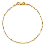 14k 1mm Box Chain - Product Photo