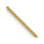 14k 1mm Box Chain - Product Photo