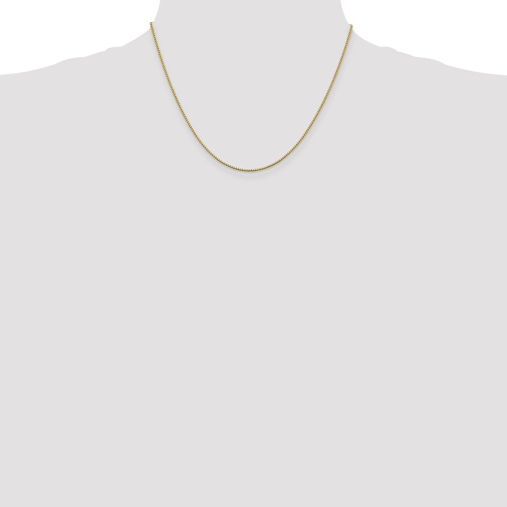 14k 1.05mm Box Chain - Product Photo