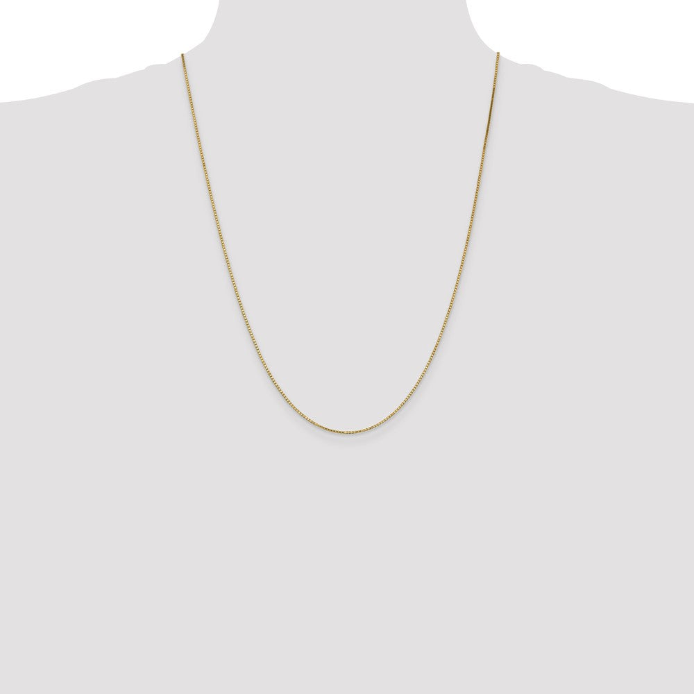 14k 1.1mm Box Chain - Product Photo