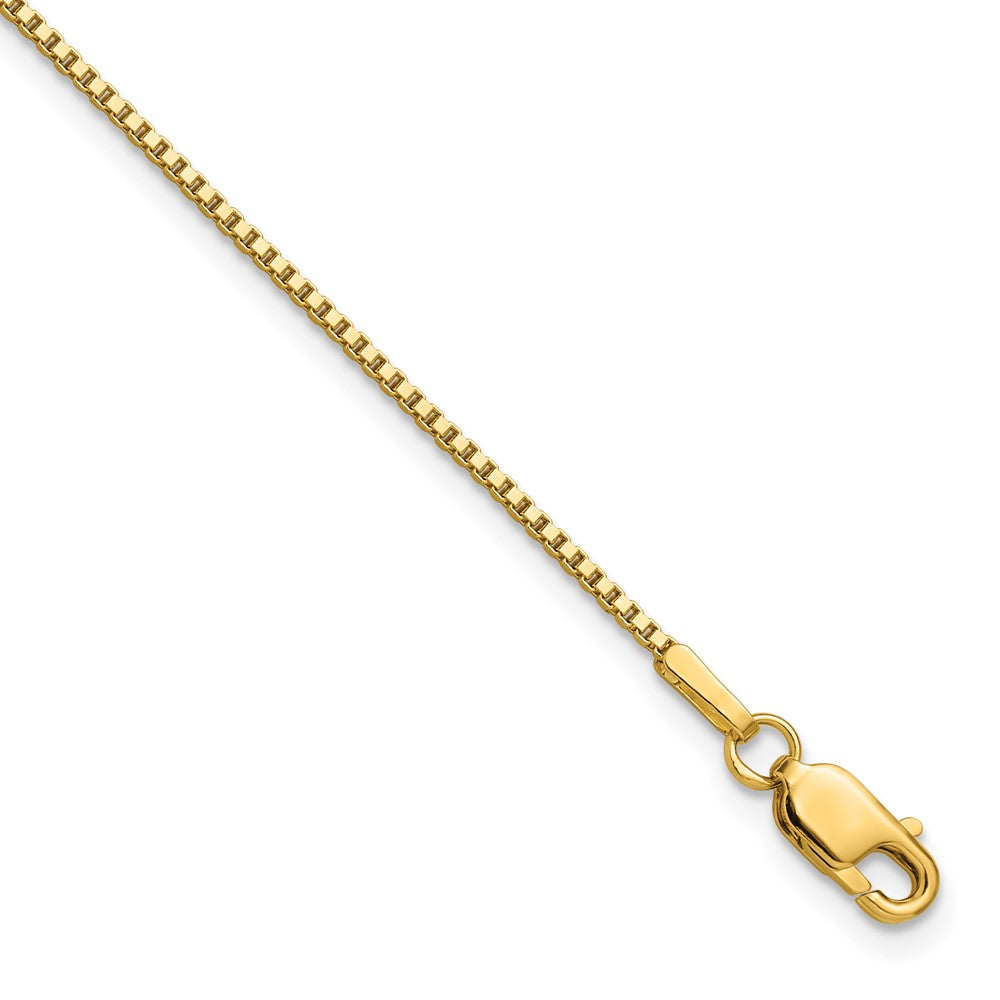14k 1.1mm Box Chain - Product Photo