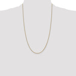 14k 1.3mm Box Chain - Product Photo