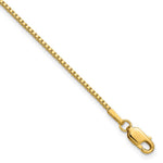 14k 1.3mm Box Chain - Product Photo