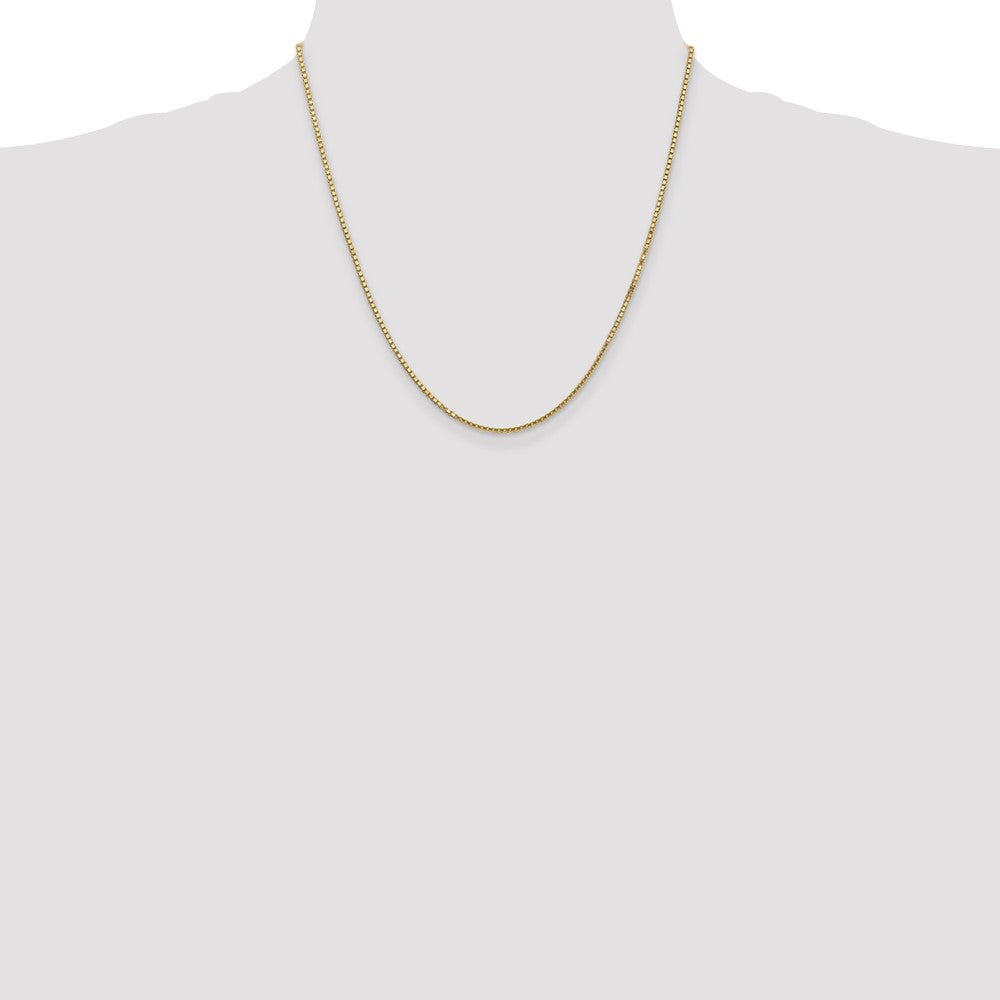 14k 1.5mm Box Chain - Product Photo
