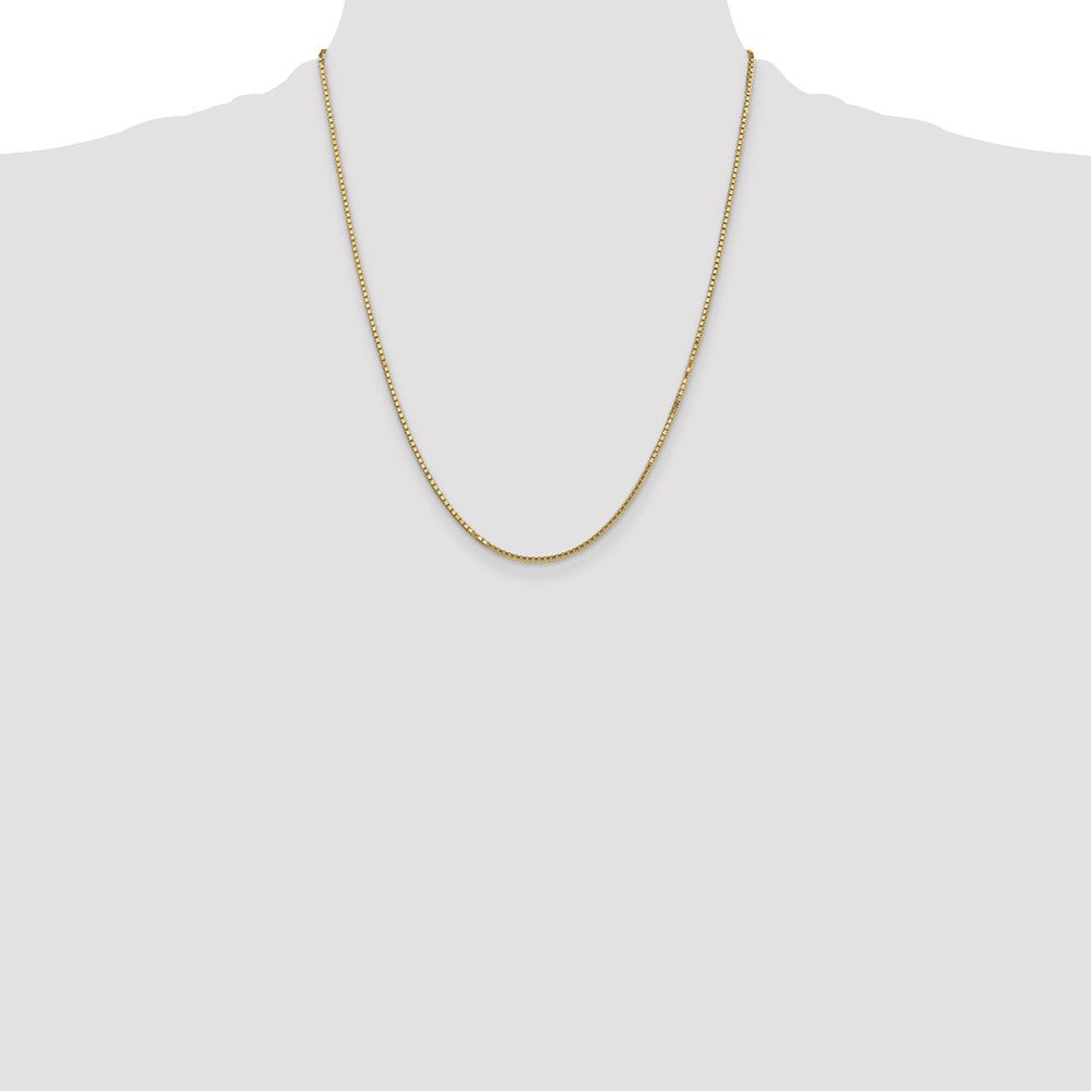 14k 1.5mm Box Chain - Product Photo