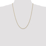 14k 1.5mm Box Chain - Product Photo