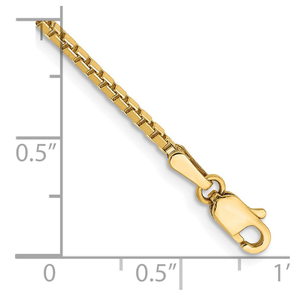 14k 1.5mm Box Chain - Product Photo