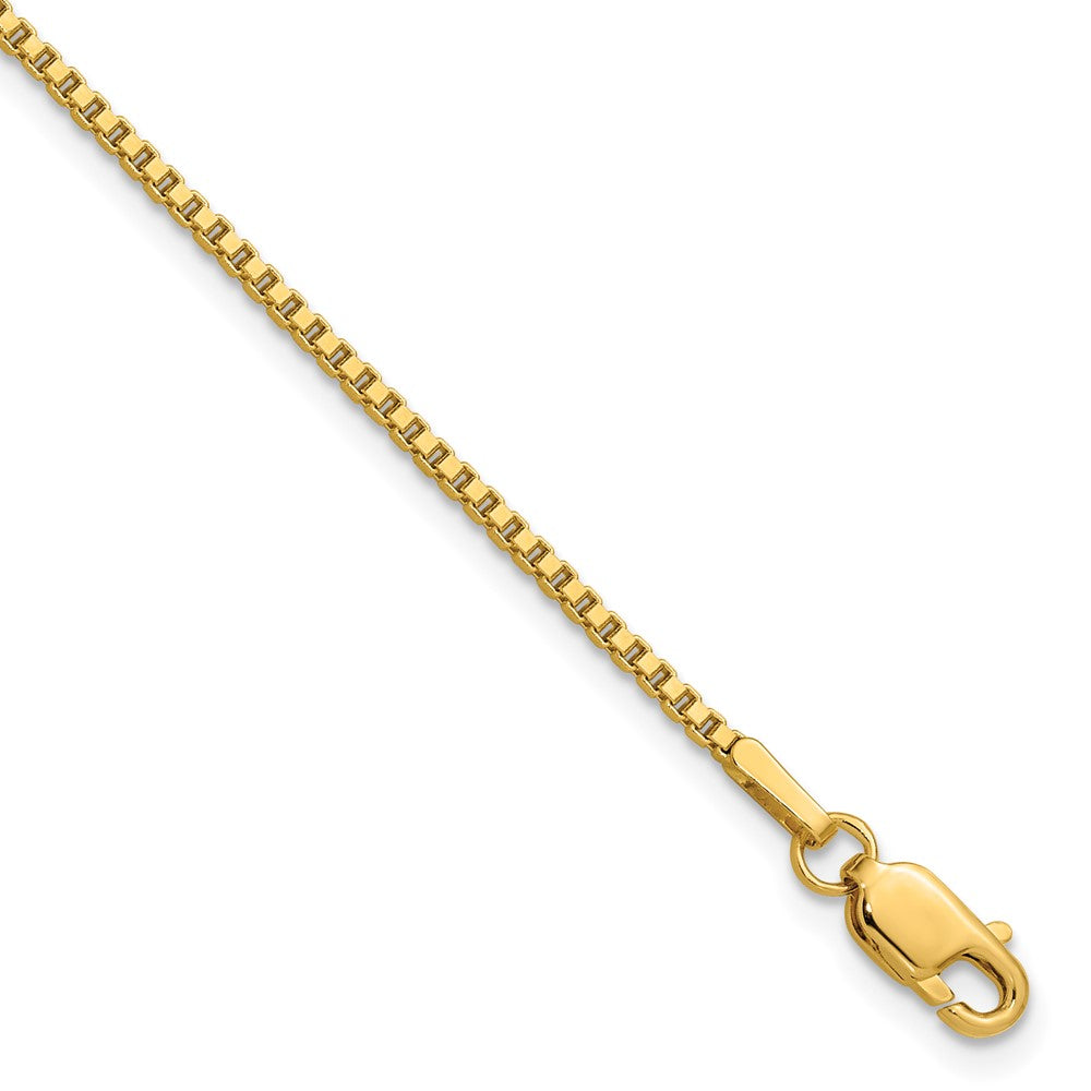 14k 1.5mm Box Chain - Product Photo