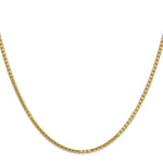 14k 1.9mm Box Chain - Product Photo