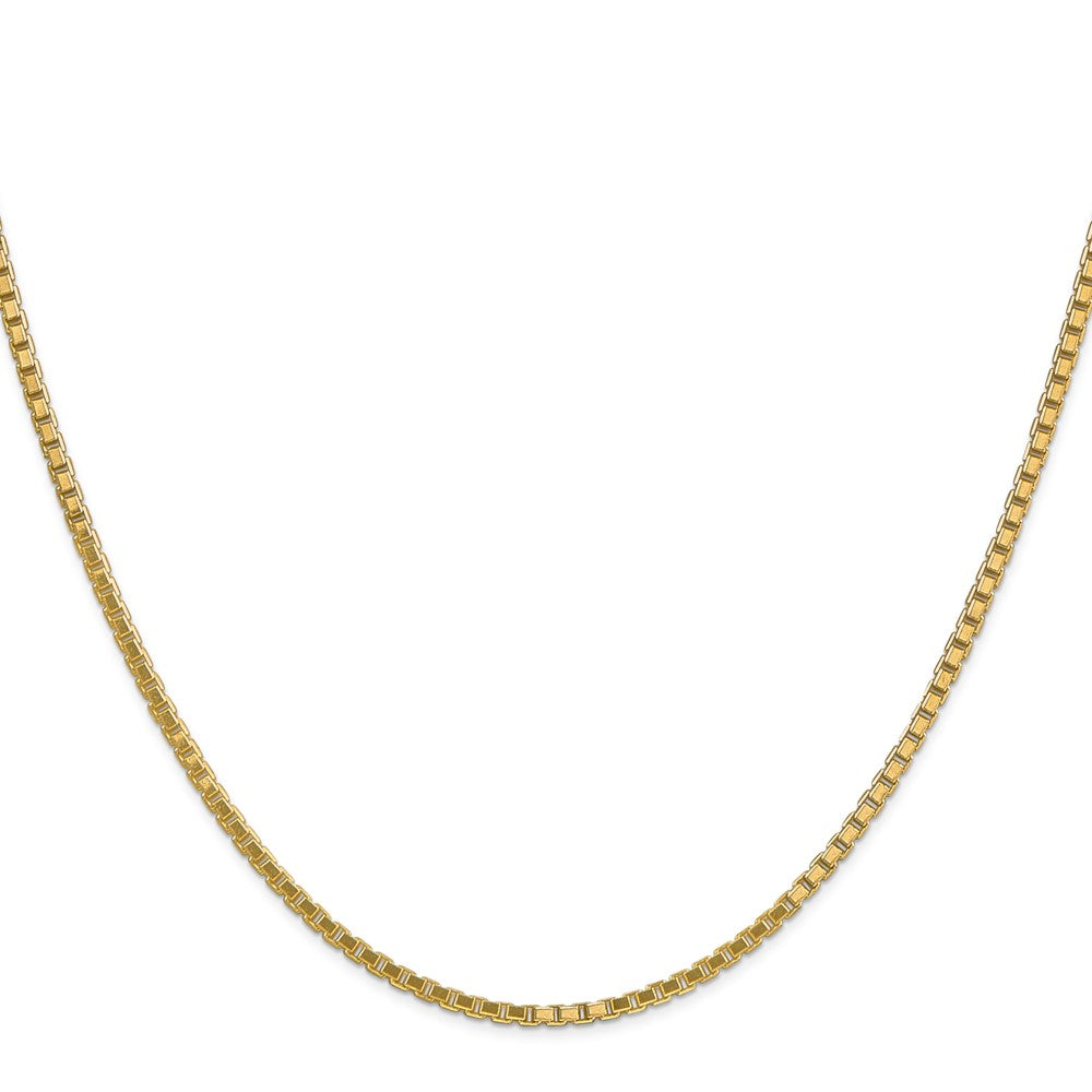 14k 1.9mm Box Chain - Product Photo