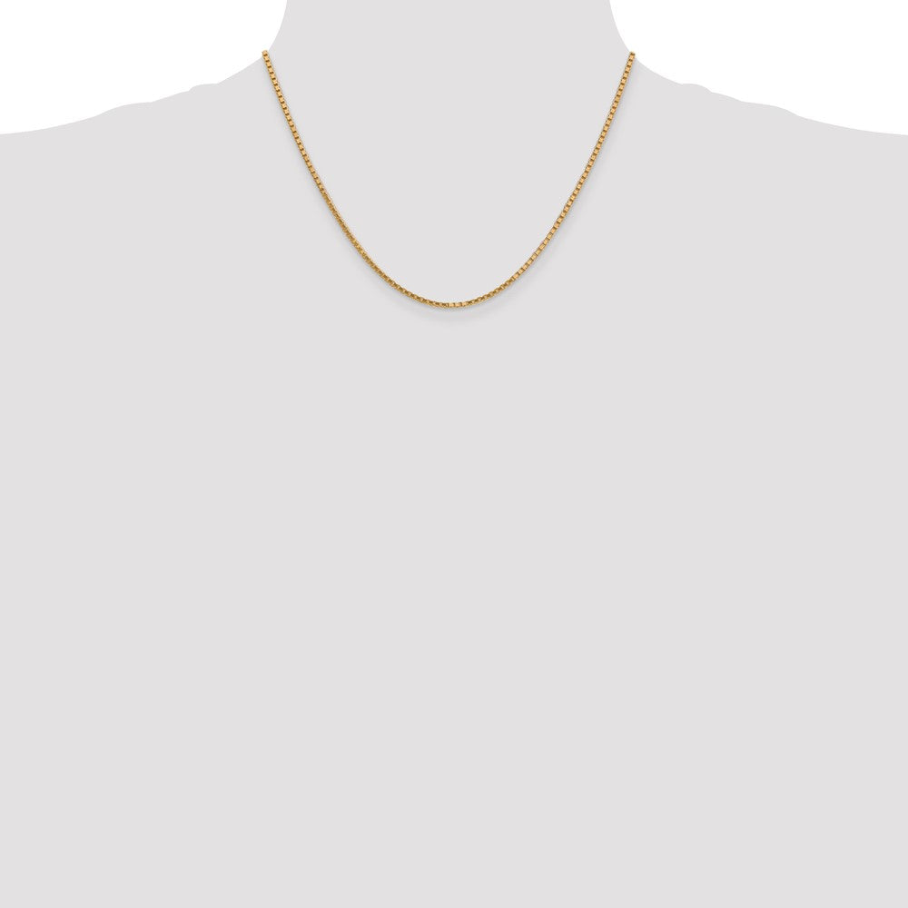 14k 1.9mm Box Chain - Product Photo