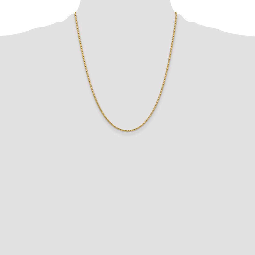 14k 1.9mm Box Chain - Product Photo