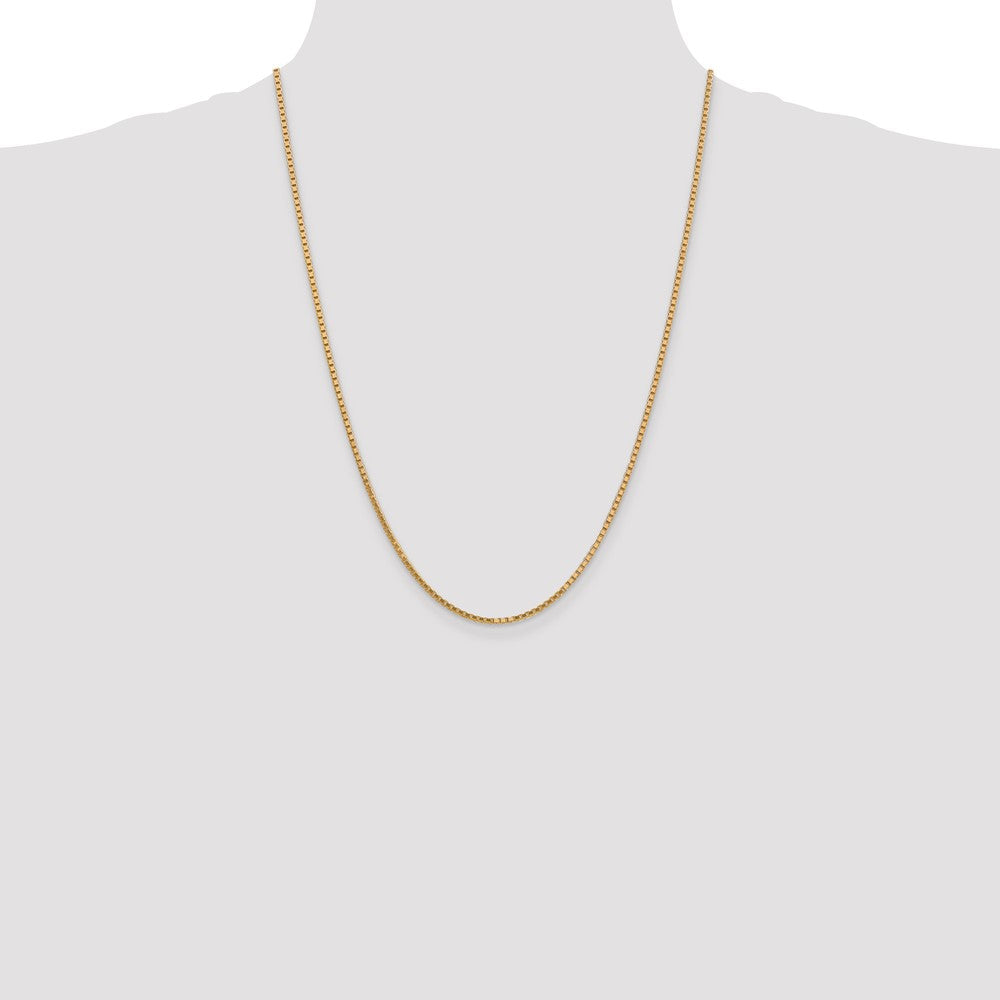 14k 1.9mm Box Chain - Product Photo