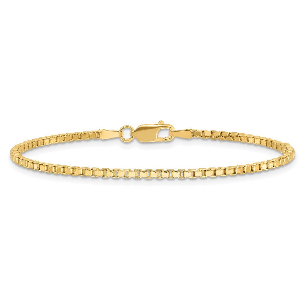 14k 1.9mm Box Chain - Product Photo