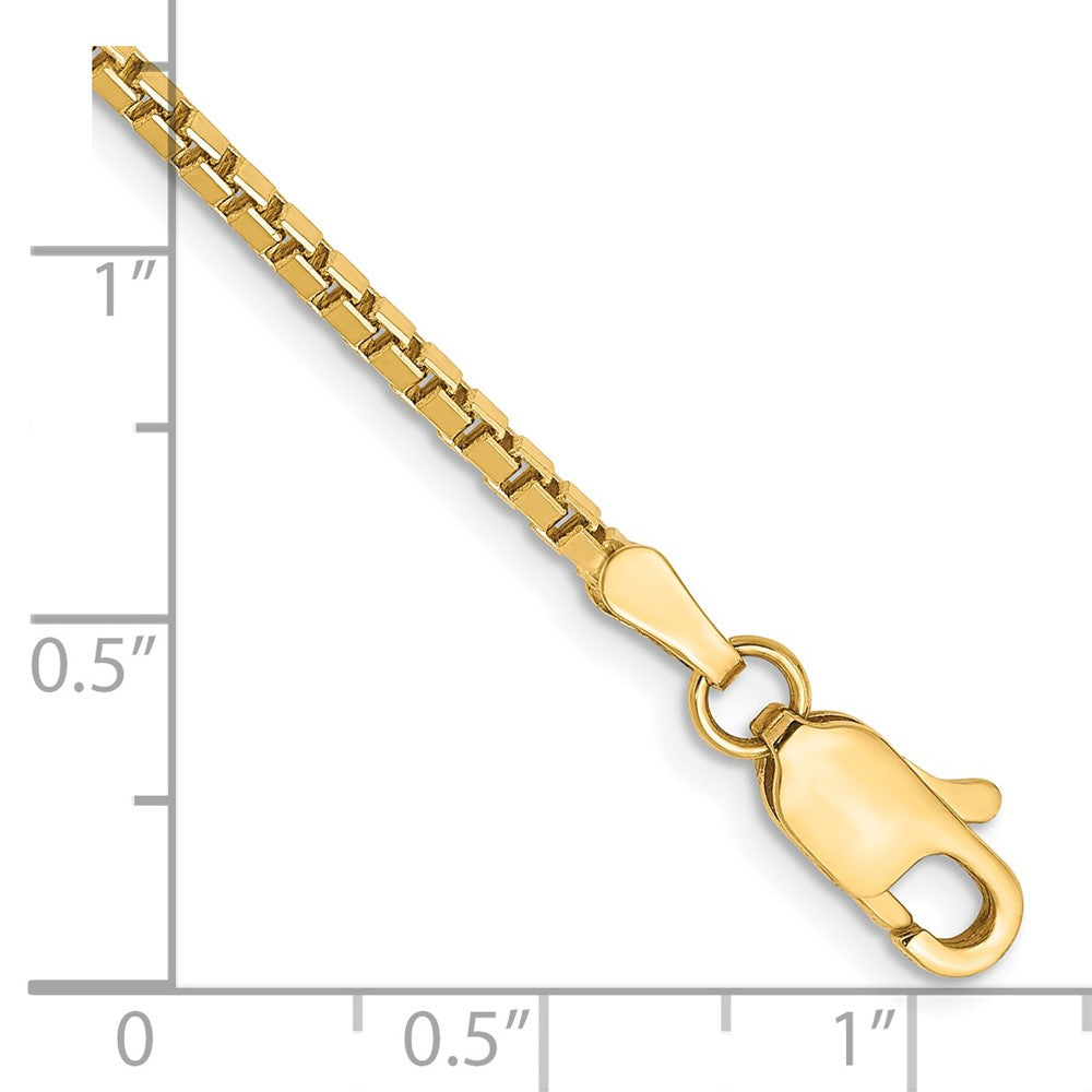 14k 1.9mm Box Chain - Product Photo