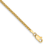 14k 1.9mm Box Chain - Product Photo